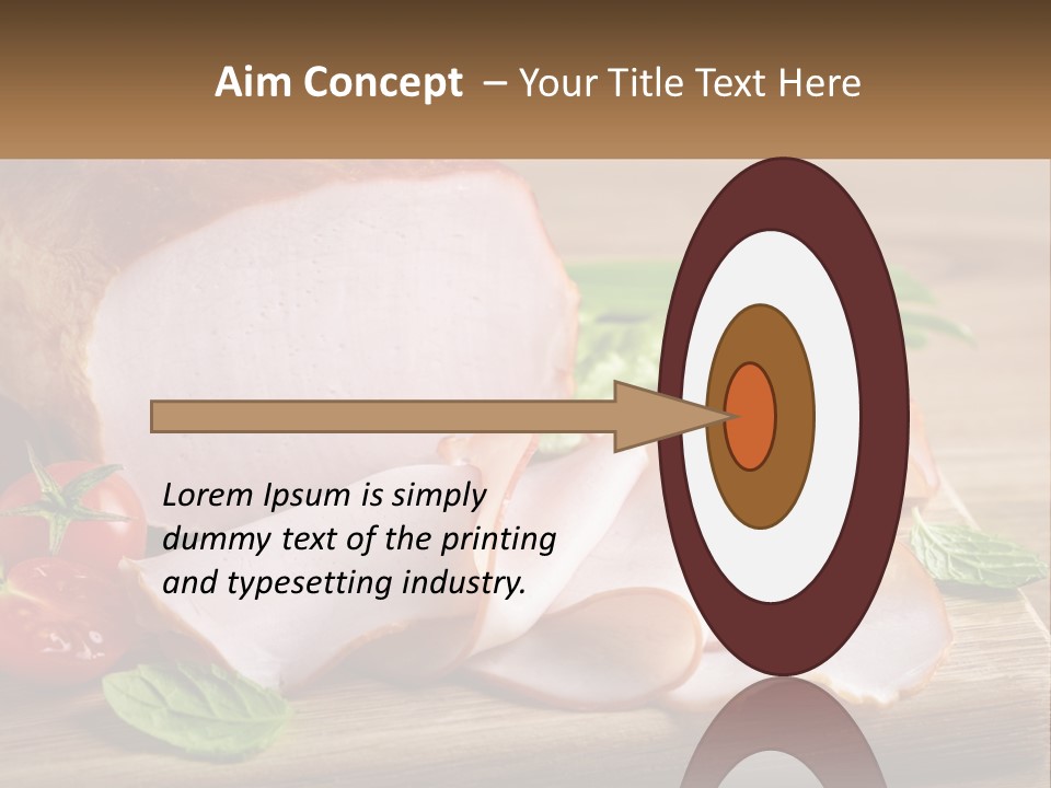 Bacon Cutting PowerPoint Template