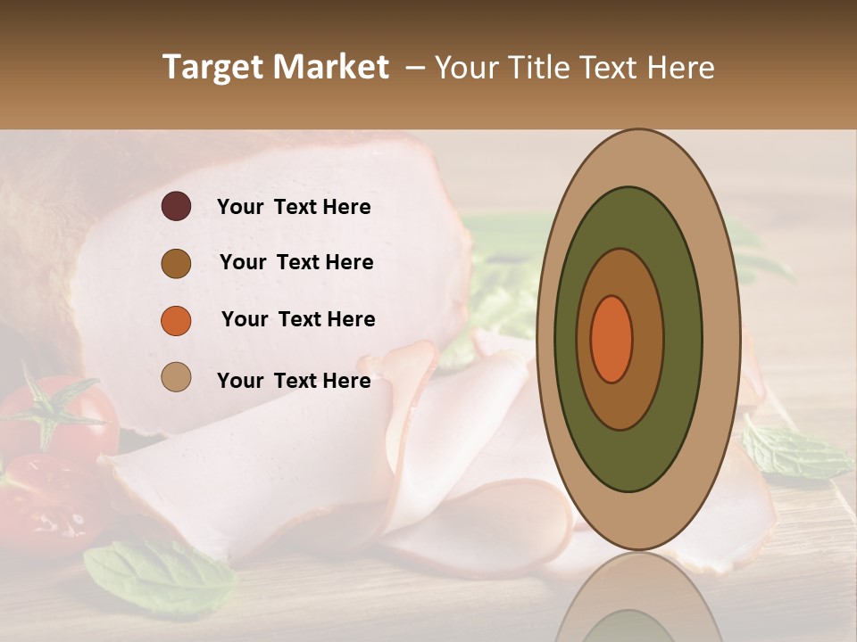 Bacon Cutting PowerPoint Template