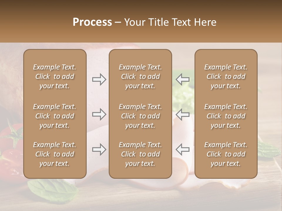 Bacon Cutting PowerPoint Template