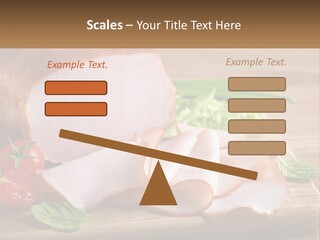 Bacon Cutting PowerPoint Template
