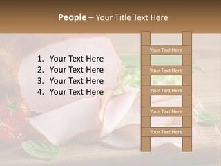Bacon Cutting PowerPoint Template