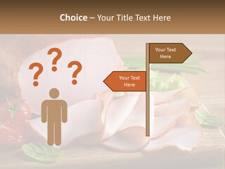 Bacon Cutting PowerPoint Template