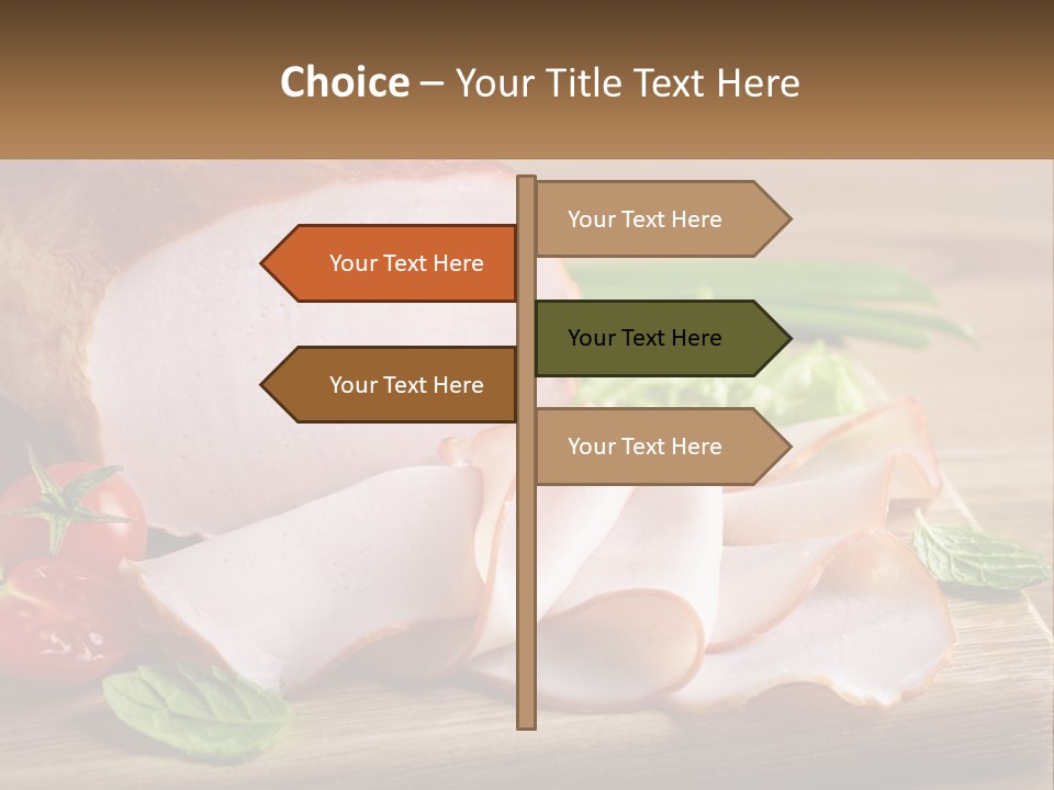Bacon Cutting PowerPoint Template
