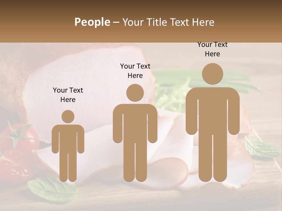 Bacon Cutting PowerPoint Template