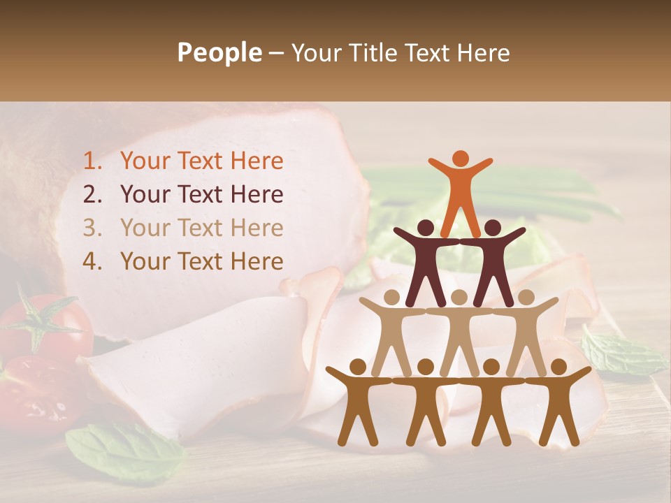 Bacon Cutting PowerPoint Template
