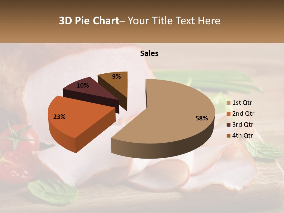Bacon Cutting PowerPoint Template