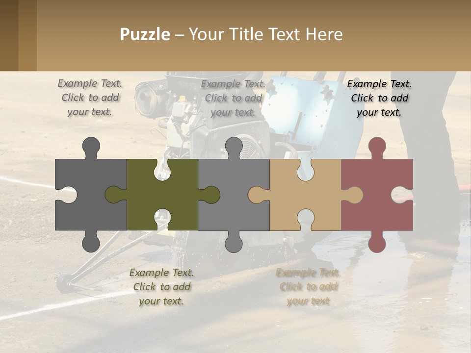 Road Repair PowerPoint Template