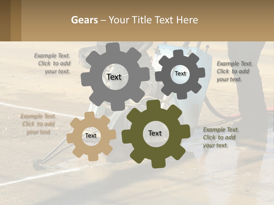 Road Repair PowerPoint Template