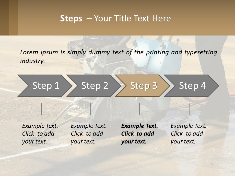 Road Repair PowerPoint Template