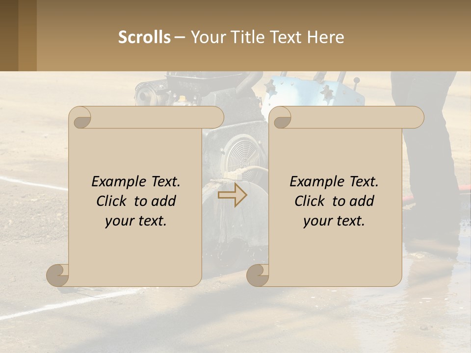 Road Repair PowerPoint Template