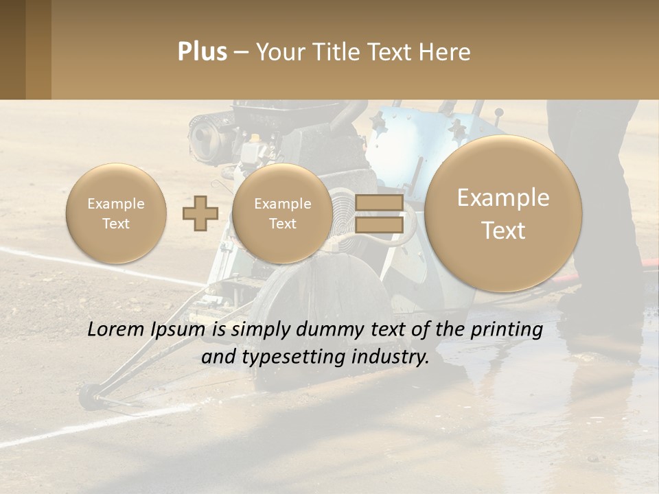 Road Repair PowerPoint Template
