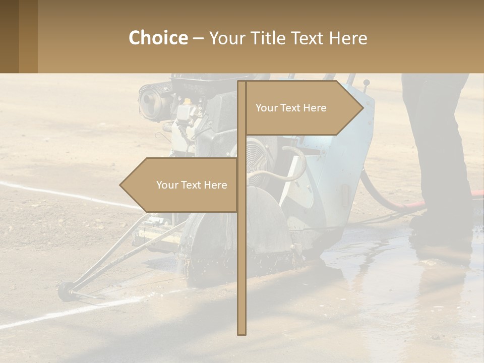 Road Repair PowerPoint Template