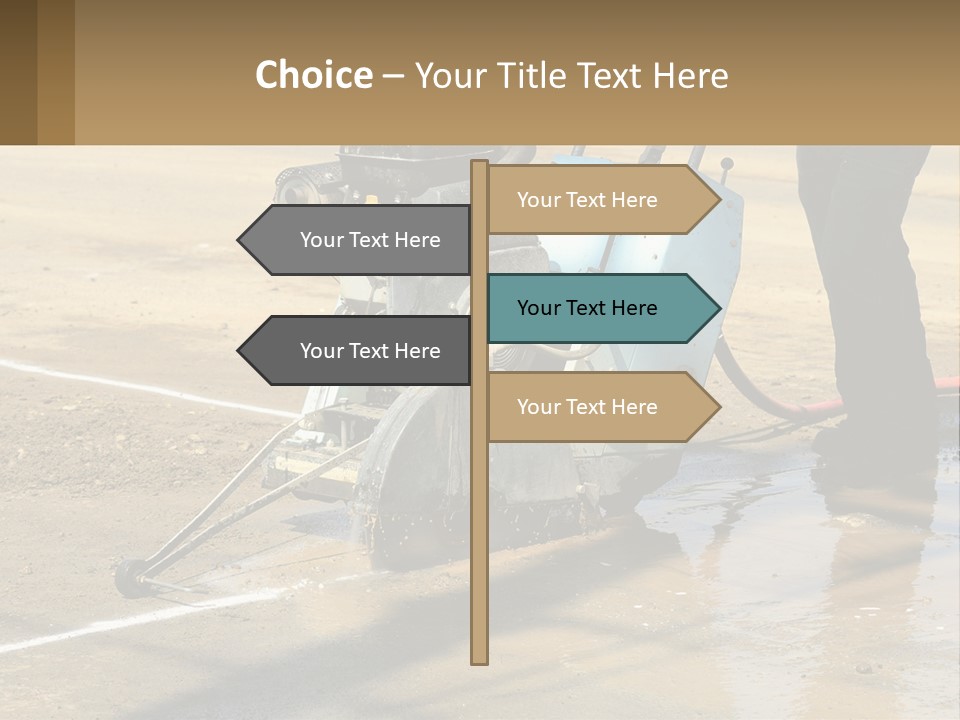 Road Repair PowerPoint Template