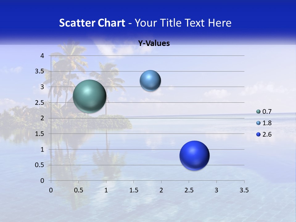 An Island In The Middle Of The Ocean PowerPoint Template