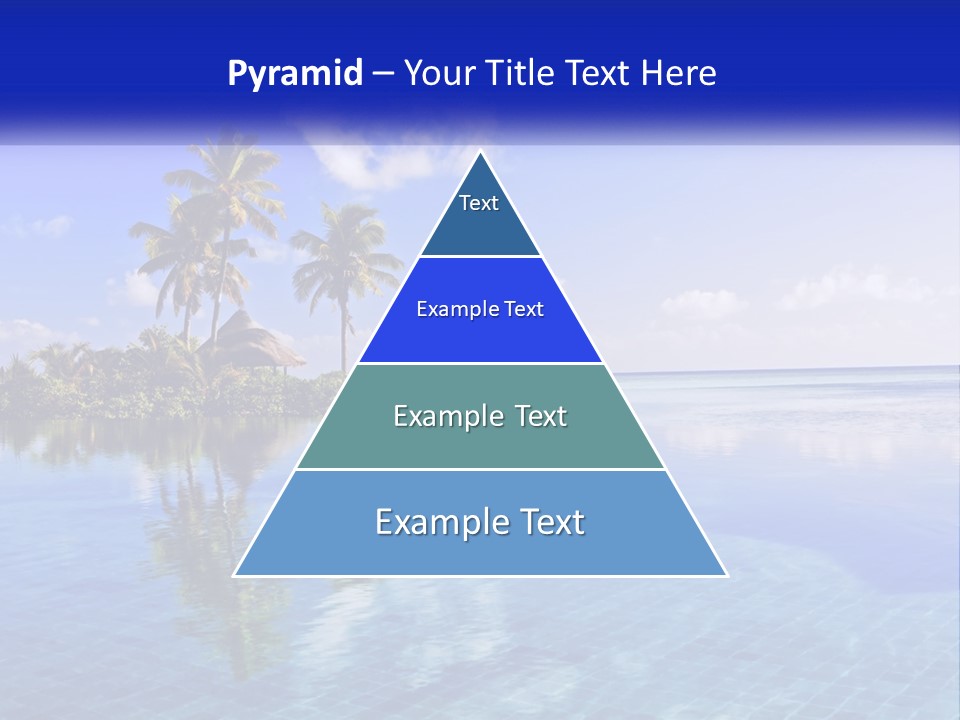 An Island In The Middle Of The Ocean PowerPoint Template
