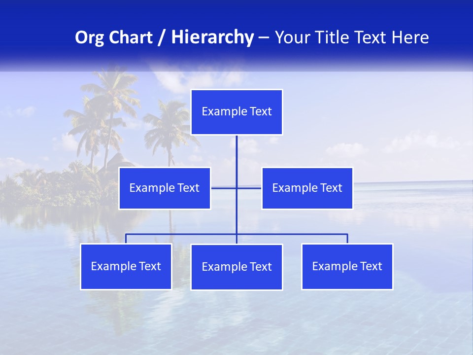 An Island In The Middle Of The Ocean PowerPoint Template