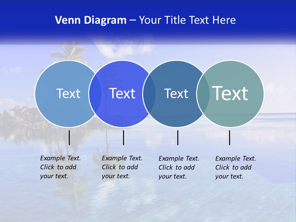An Island In The Middle Of The Ocean PowerPoint Template
