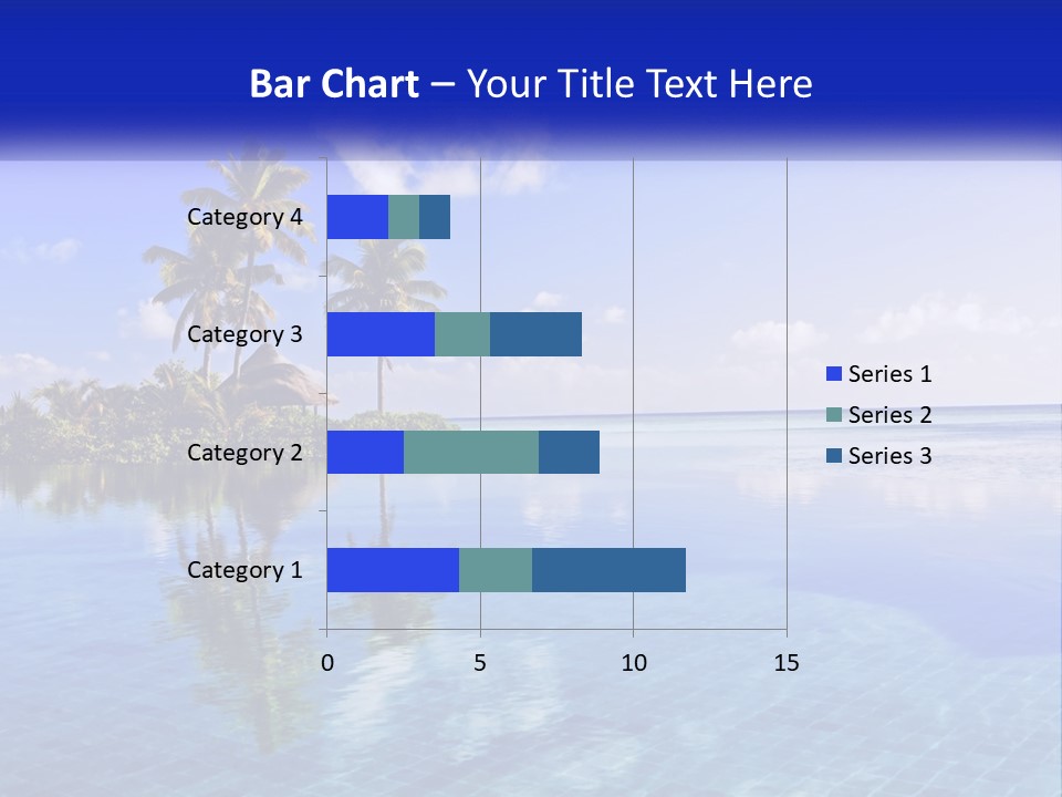 An Island In The Middle Of The Ocean PowerPoint Template