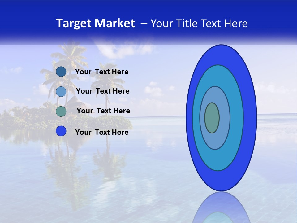 An Island In The Middle Of The Ocean PowerPoint Template