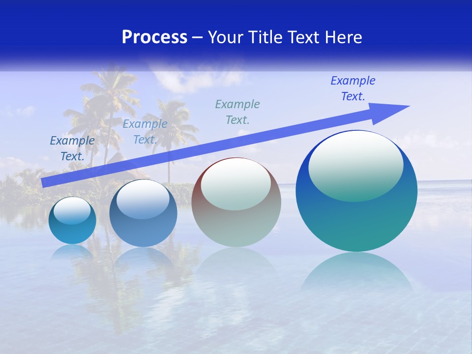An Island In The Middle Of The Ocean PowerPoint Template