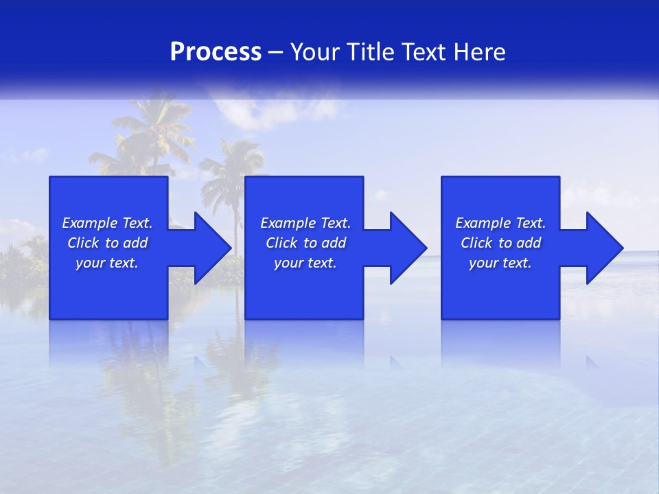 An Island In The Middle Of The Ocean PowerPoint Template