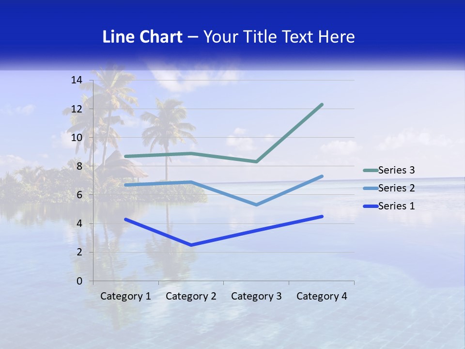 An Island In The Middle Of The Ocean PowerPoint Template