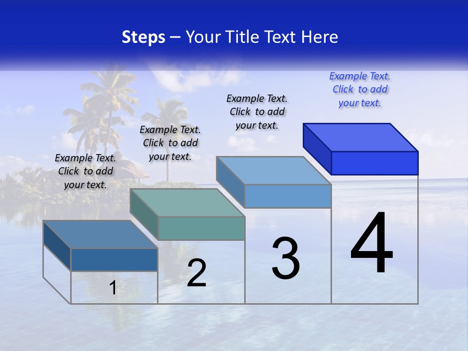 An Island In The Middle Of The Ocean PowerPoint Template