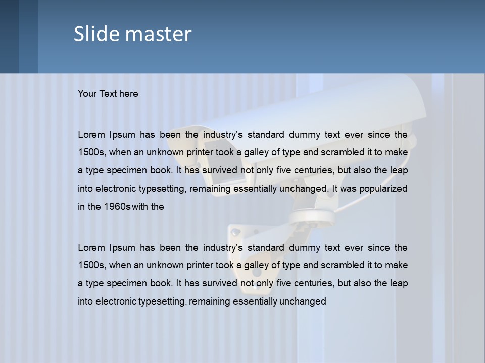 Surveillance Camera PowerPoint Template