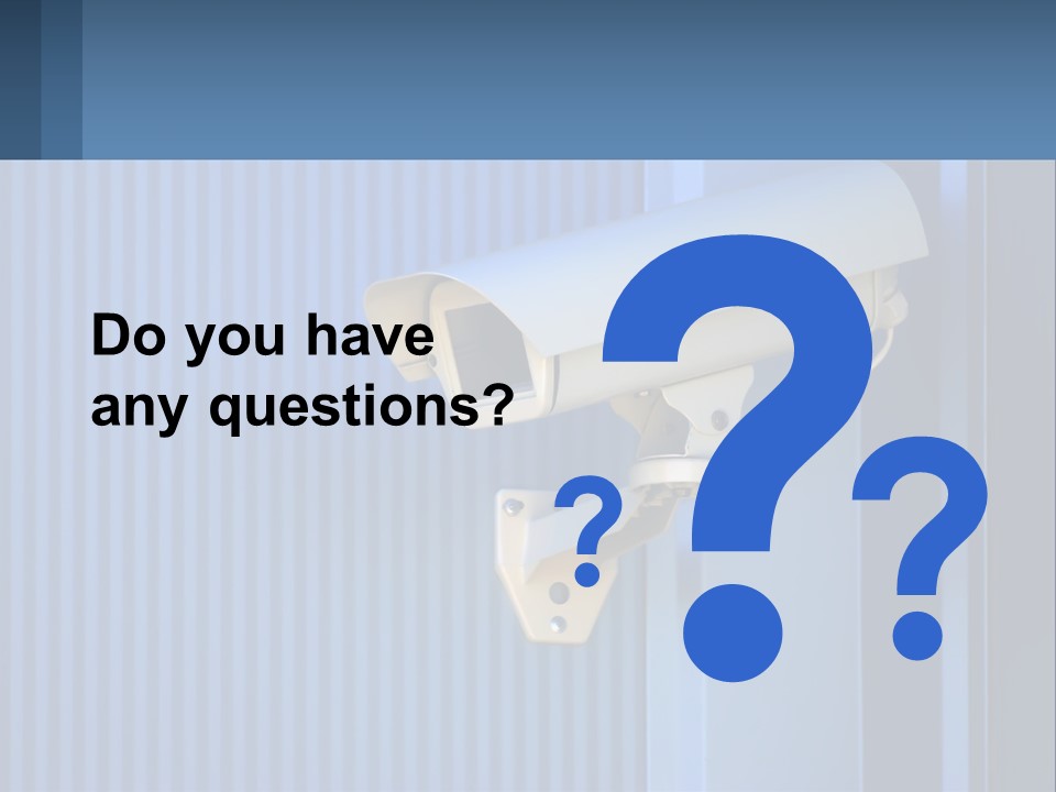 Surveillance Camera PowerPoint Template