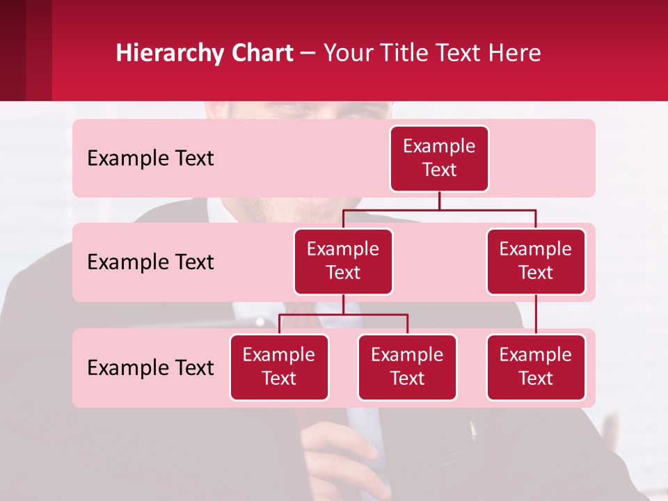 Manager With Laptop PowerPoint Template