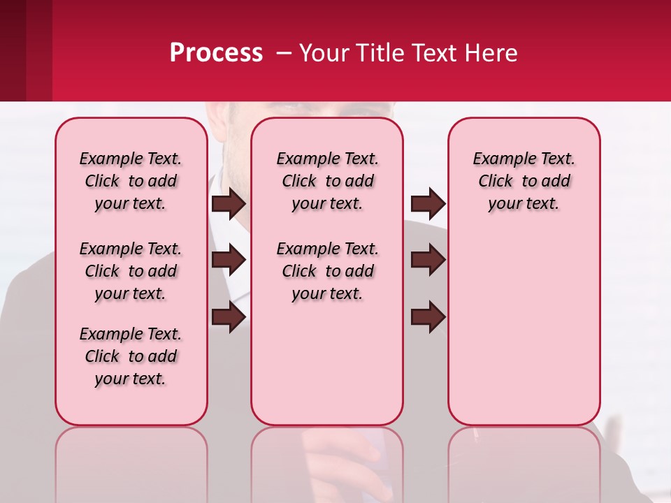Manager With Laptop PowerPoint Template