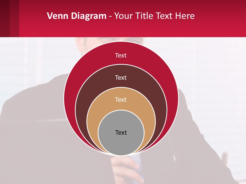Manager With Laptop PowerPoint Template