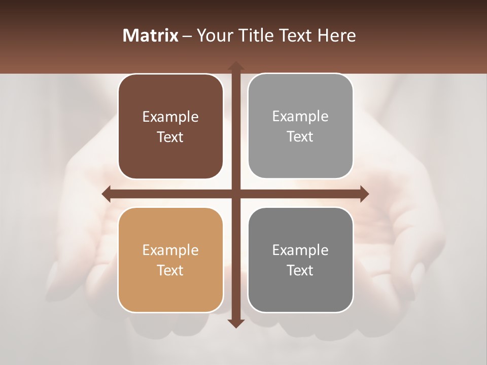 Fire In The Hands PowerPoint Template