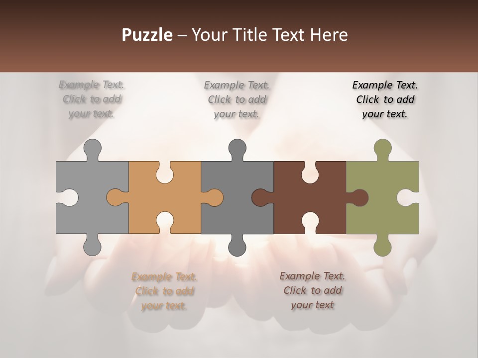 Fire In The Hands PowerPoint Template