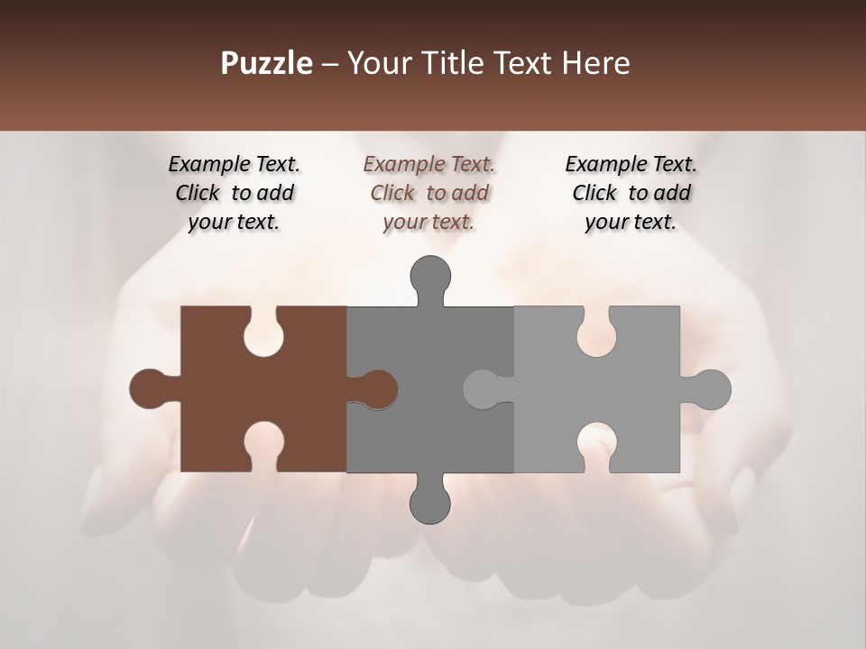 Fire In The Hands PowerPoint Template