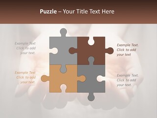 Fire In The Hands PowerPoint Template