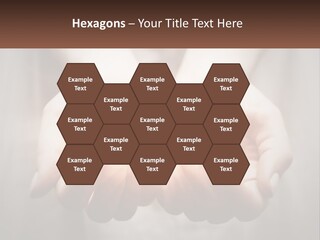 Fire In The Hands PowerPoint Template