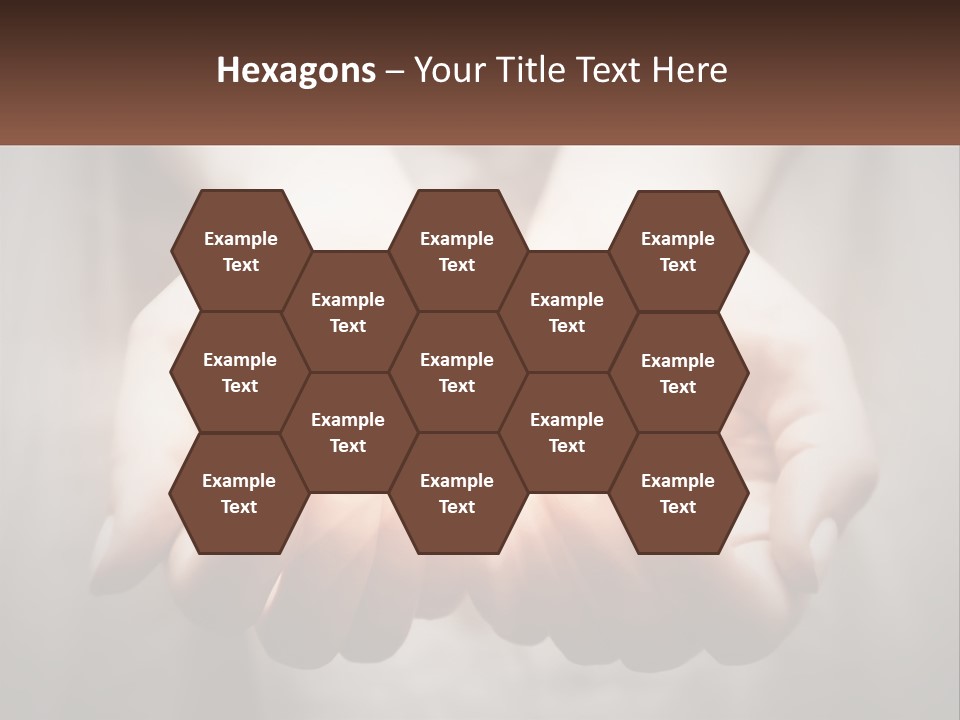 Fire In The Hands PowerPoint Template