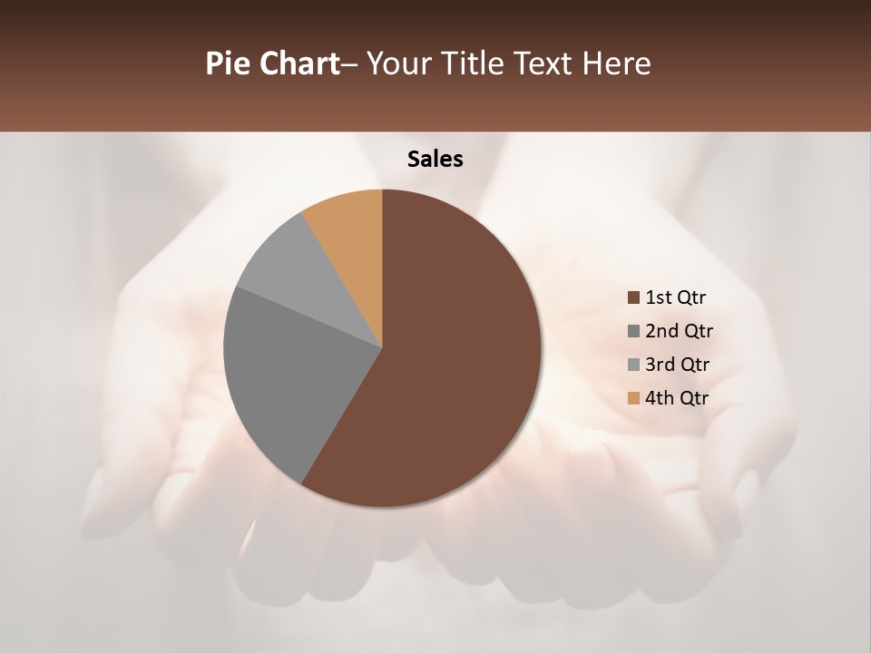 Fire In The Hands PowerPoint Template