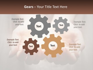 Fire In The Hands PowerPoint Template