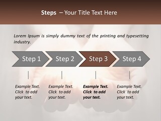 Fire In The Hands PowerPoint Template