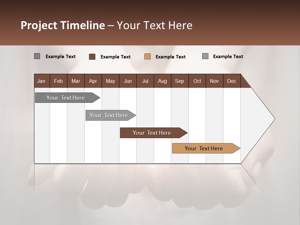 Fire In The Hands PowerPoint Template