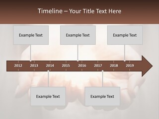 Fire In The Hands PowerPoint Template