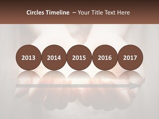 Fire In The Hands PowerPoint Template