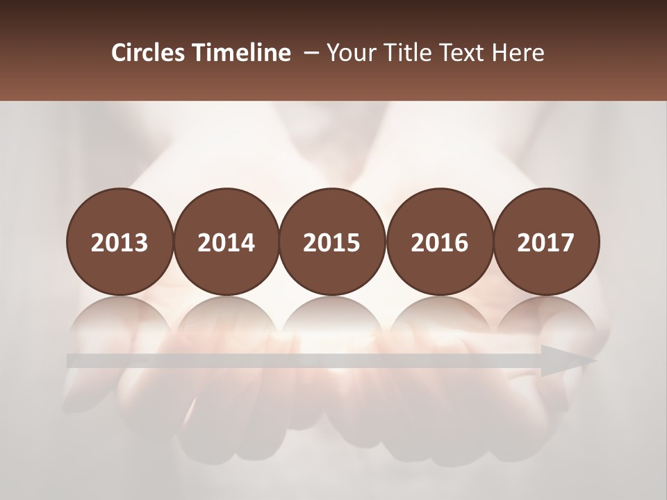 Fire In The Hands PowerPoint Template