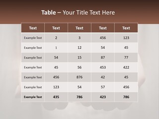 Fire In The Hands PowerPoint Template