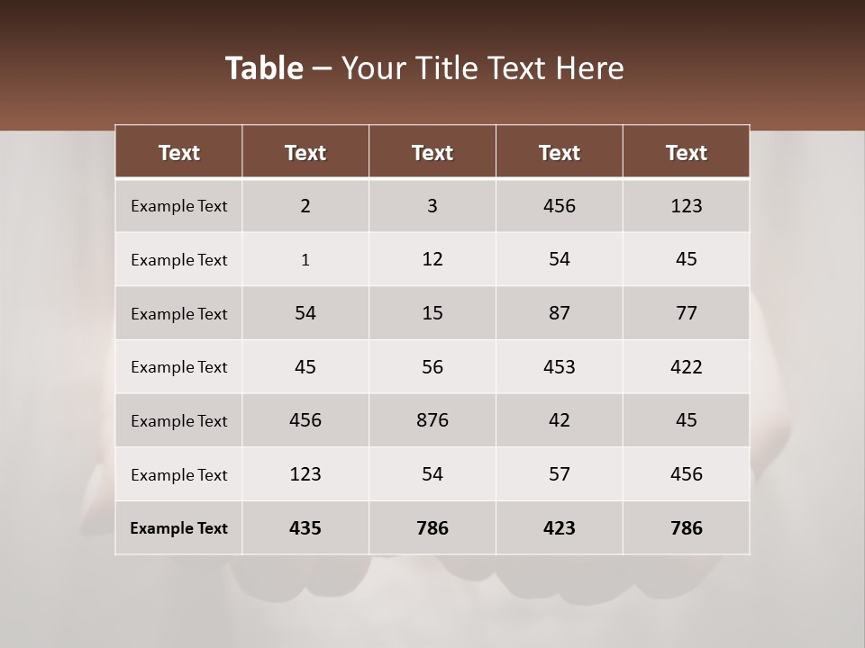 Fire In The Hands PowerPoint Template