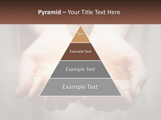 Fire In The Hands PowerPoint Template