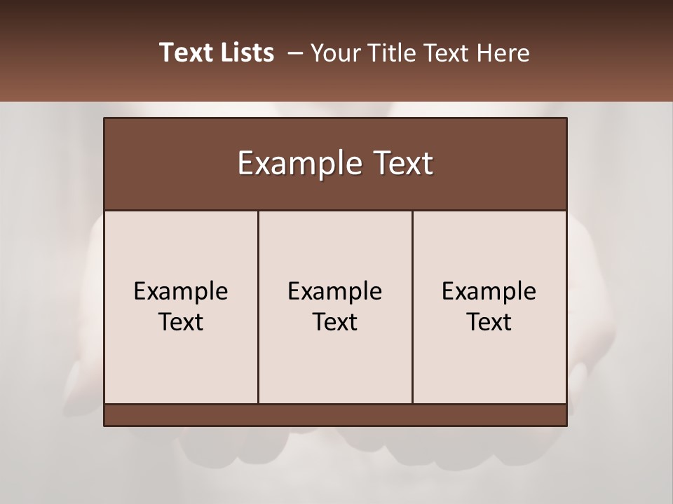 Fire In The Hands PowerPoint Template