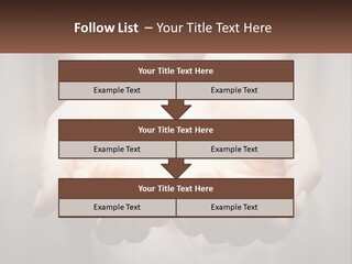 Fire In The Hands PowerPoint Template